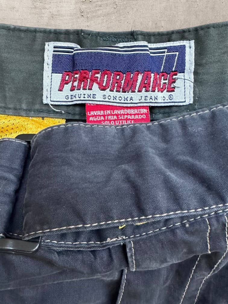 00s Sonoma Convertible Nylon Pants - 36x28