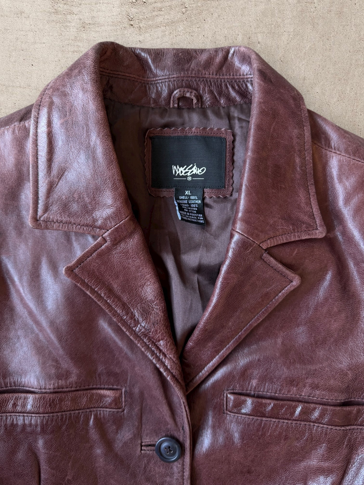 00s Mossimo Leather Jacket - XL