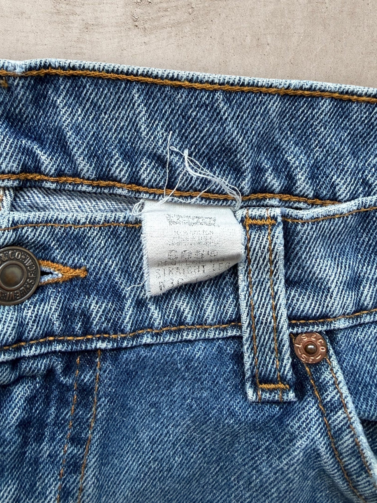 90s Levi’s 505 Orange Tab Denim Jeans - 35”