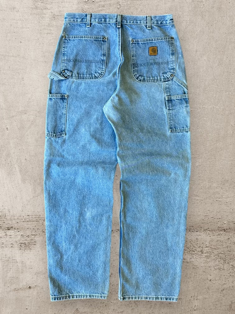 00s Carhartt Double Knee Denim Jeans - 34x32