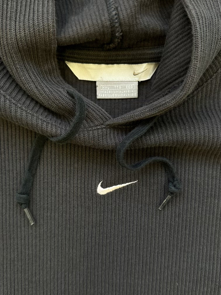00s Nike Lined Center Swoosh Hoodie - XL