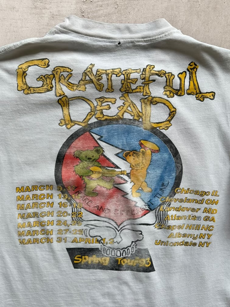 1993 Grateful Dead Spring Tour Graphic T-Shirt - Small