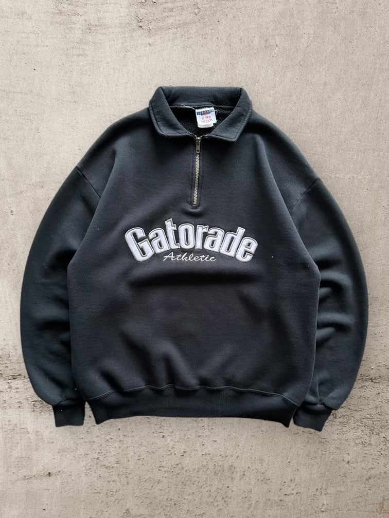 90s Gatorade Athletics 1/4 Zip Sweatshirt - Large