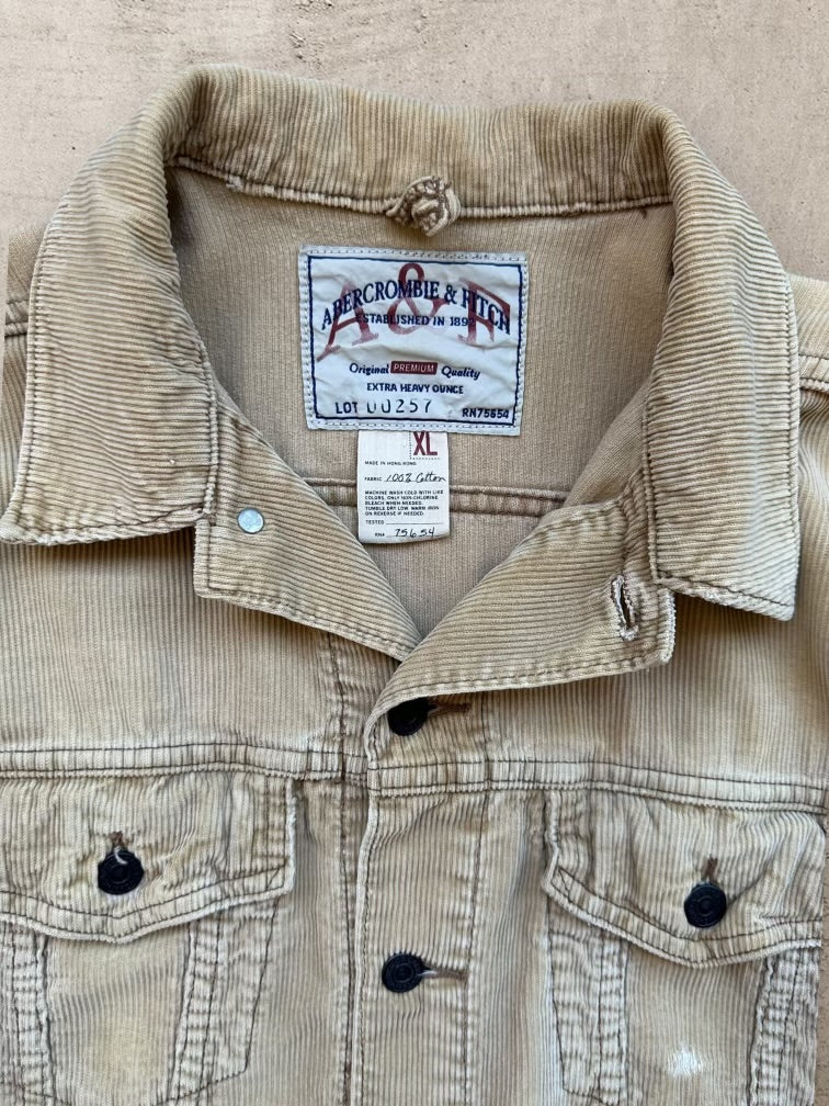 00s Abercrombie & Fitch Corduroy Jacket - Large