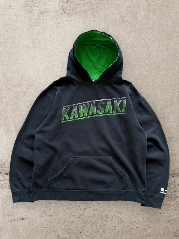 00s Kawasaki Graphic Hoodie - Large