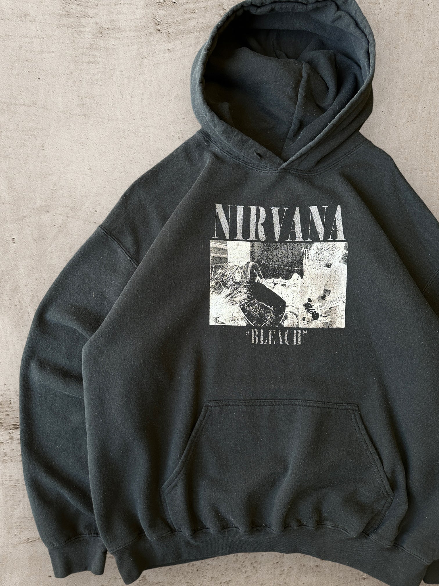 00s Nirvana Bleach Hoodie - Large