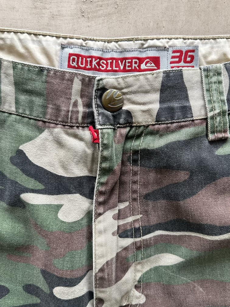 00s QuikSilver Camouflage Cargo Pants - 36