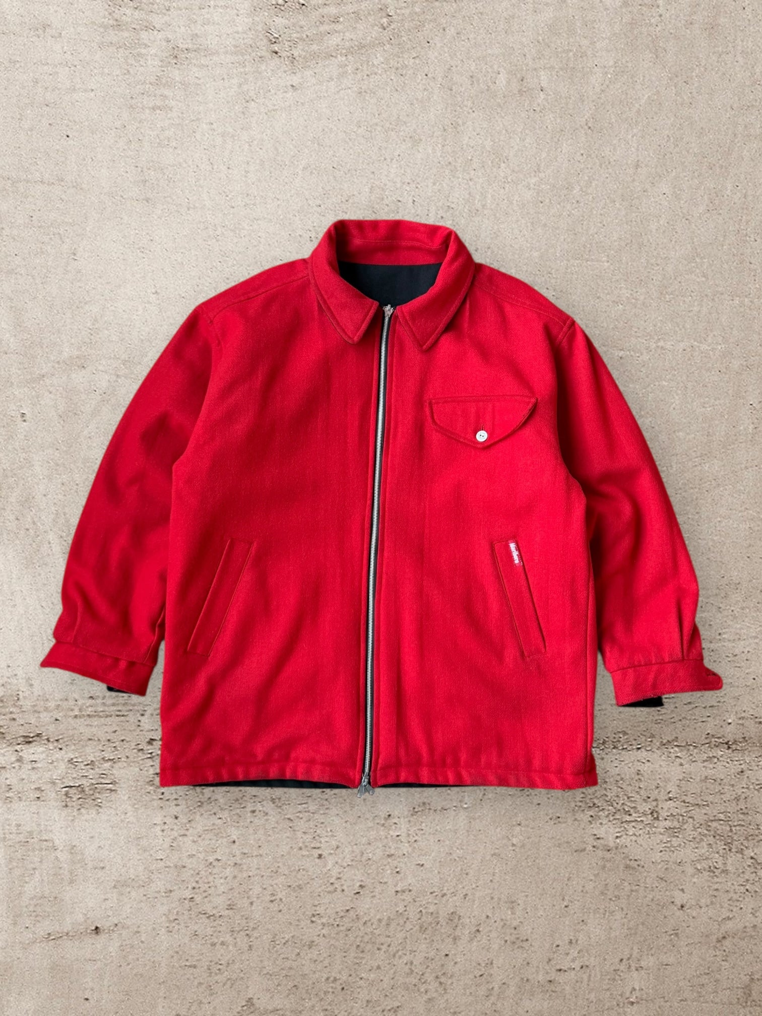 90s Marlboro Reversible Wool Jacket - XL