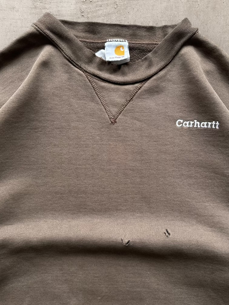 90s Carhartt Embroidered Crewneck - XL