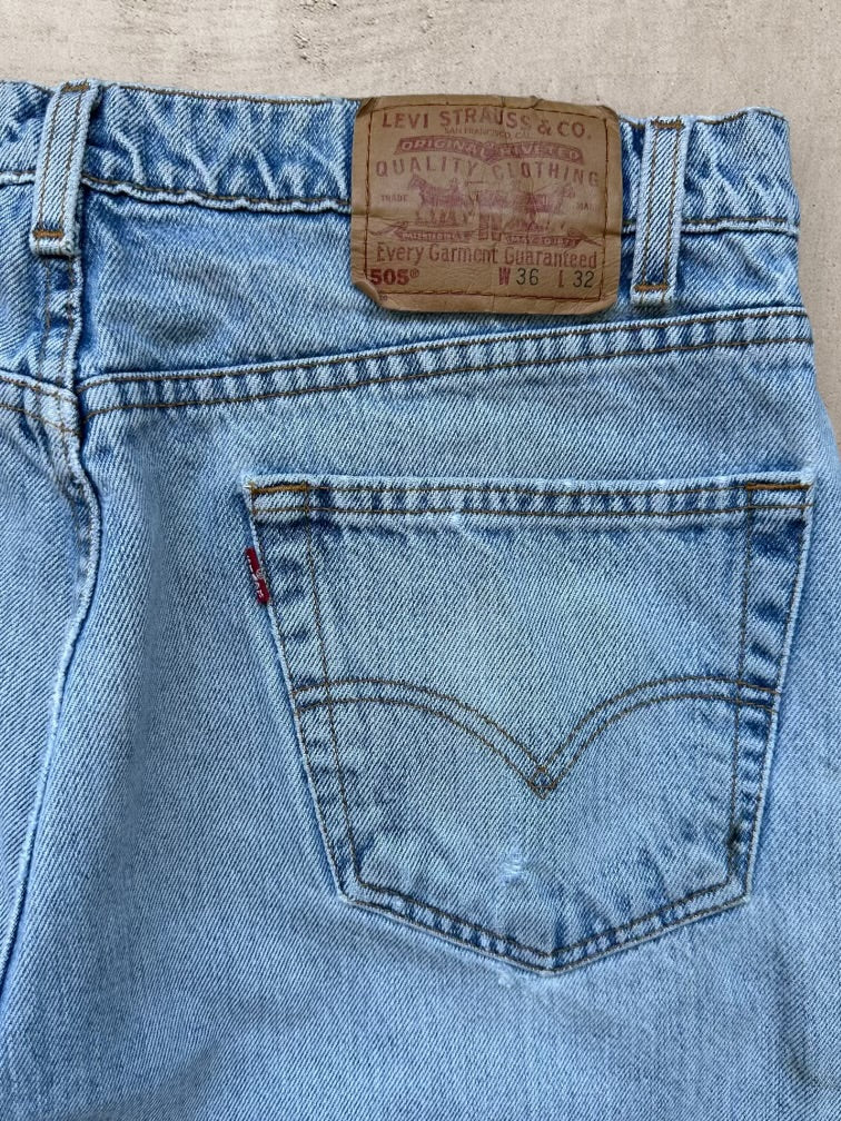 00s Levi’s 505 Distressed Denim Jeans - 34x31