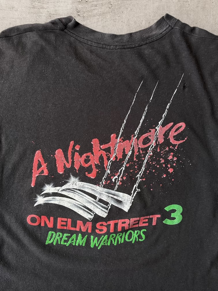 80s A Nightmare On Elm Street 3 Graphic T-Shirt - Medium