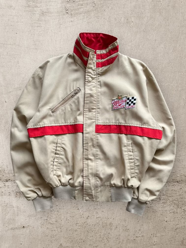 80s Miller High Life Racing Jacket - Medium