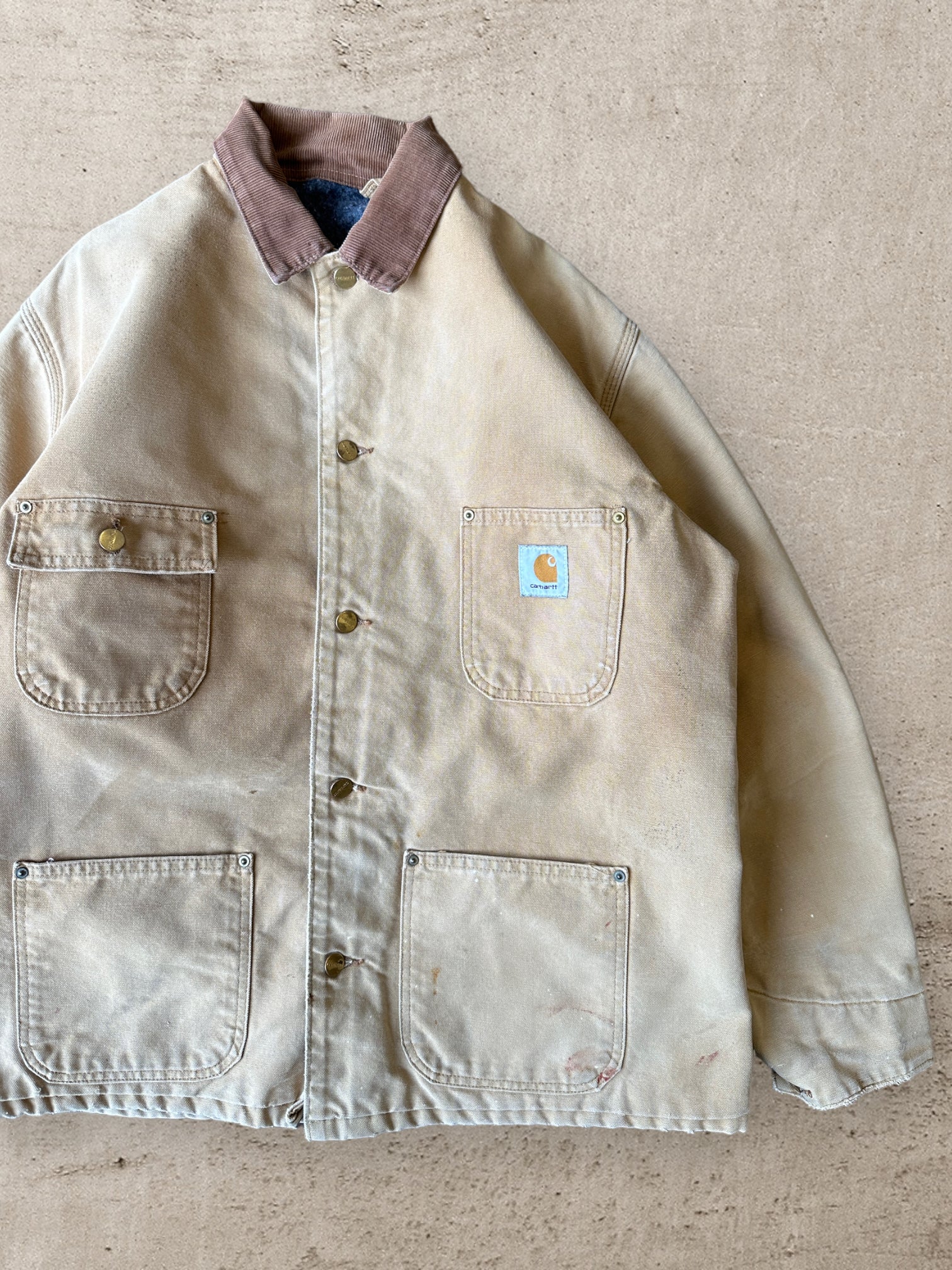 90s Carhartt Blanket Lined Chore Jacket - XL