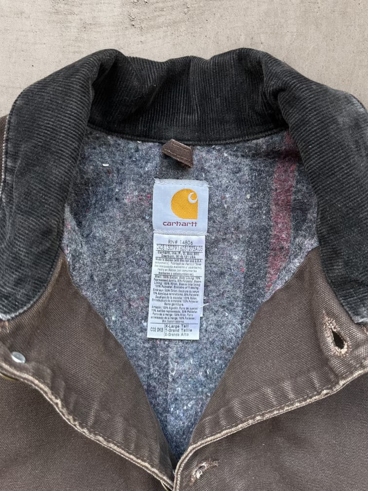 00s Carhartt Wool Lined Chore Jacket - XXL