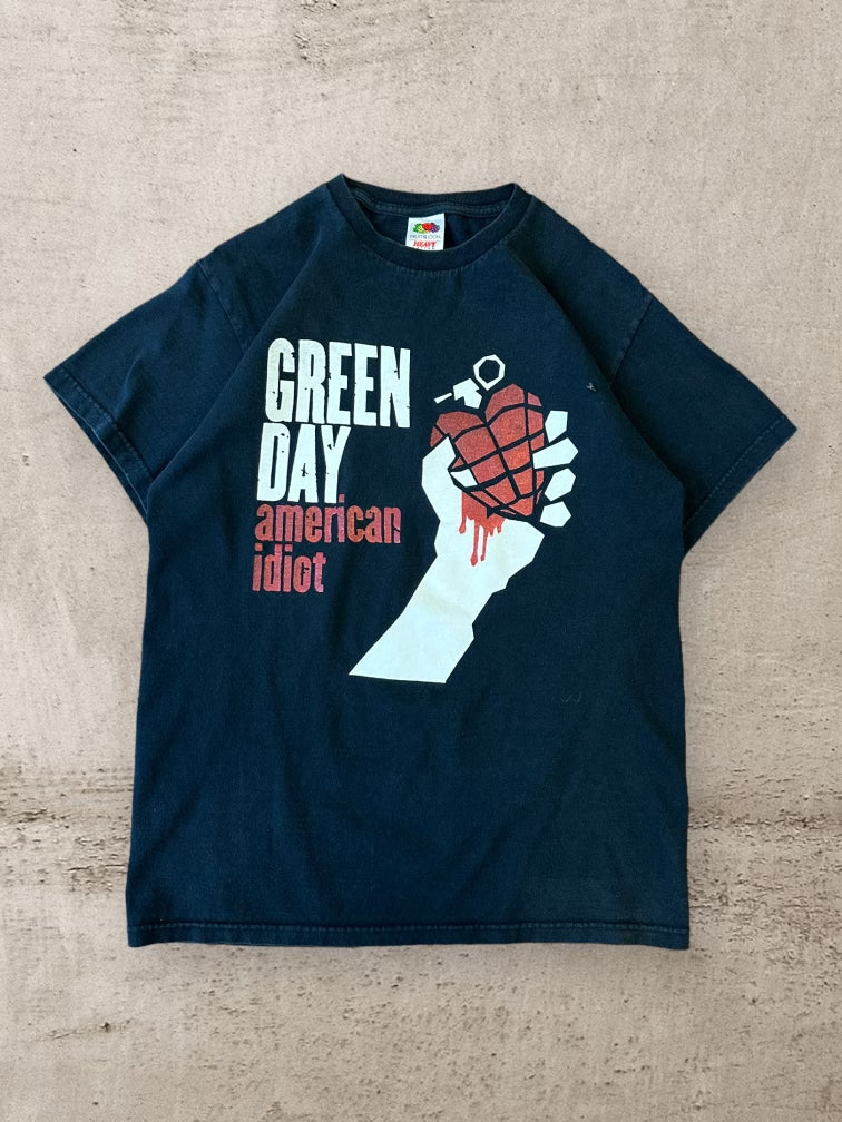 00s Green Day American Idiot T-Shirt - Medium