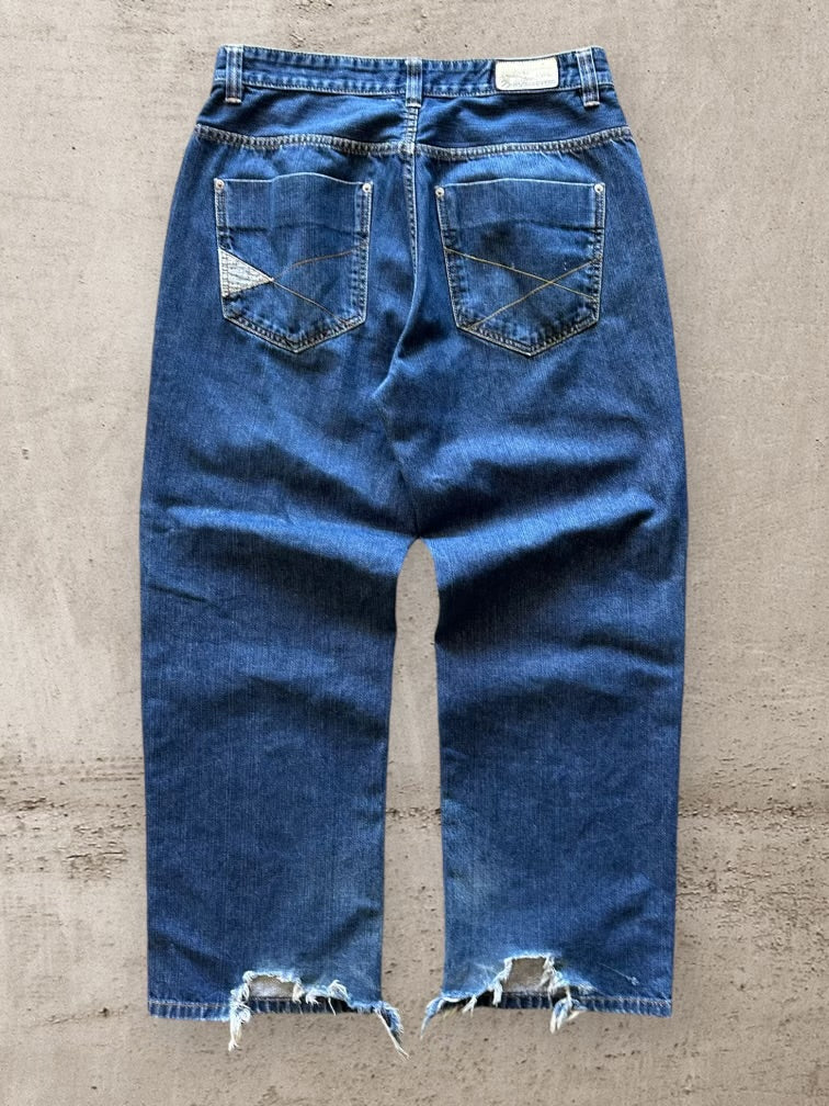 00s Enyce Distressed Baggy Denim Jeans - 35x30