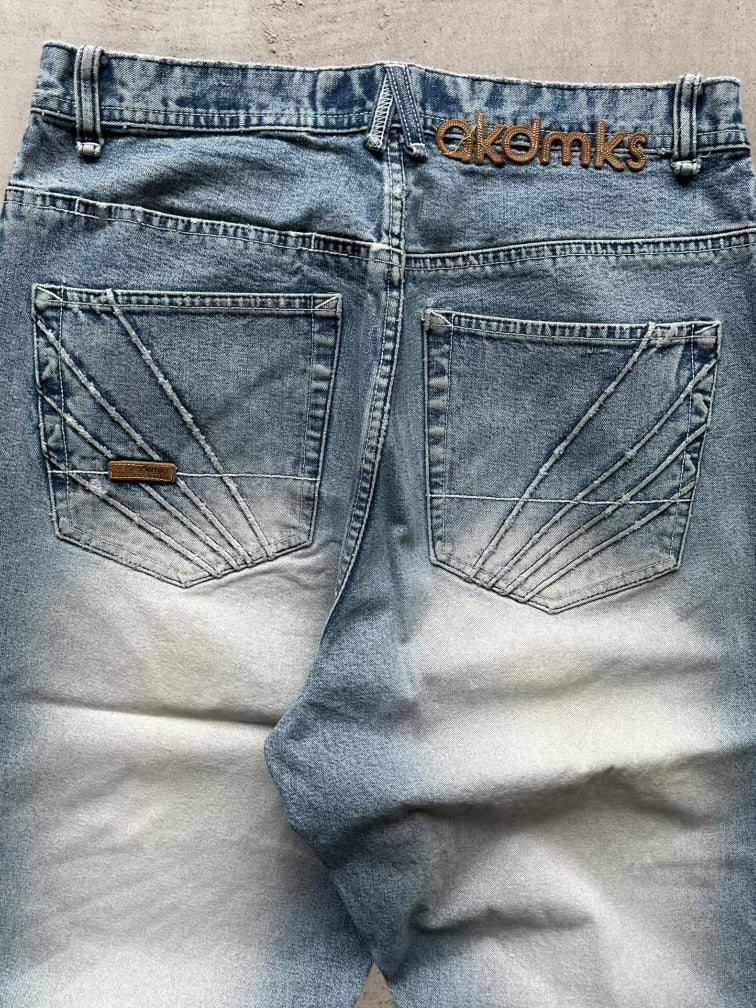 00s Akademiks Faded Baggy Denim Jeans - 32x32