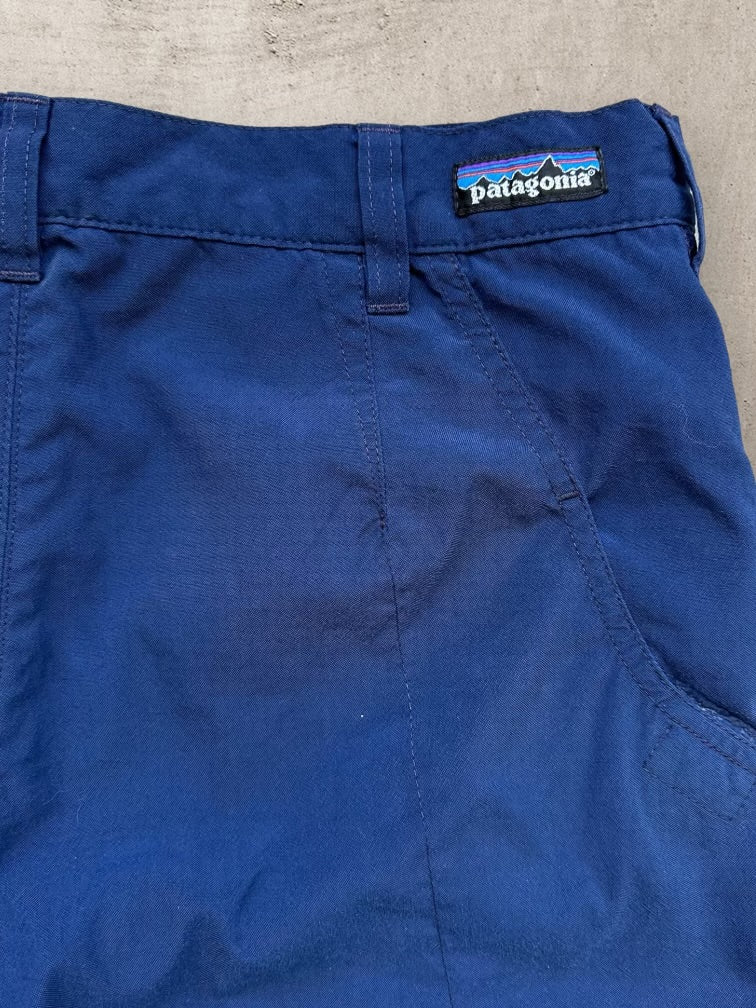 00s Patagonia Navy Nylon Shorts - 33