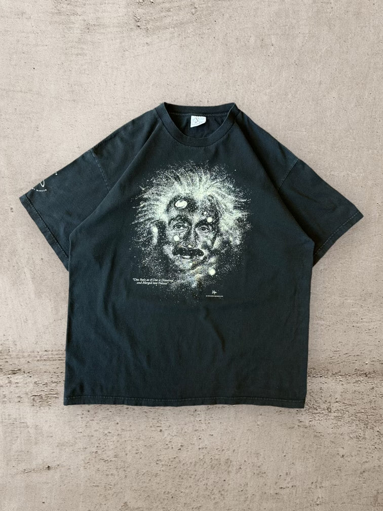 90s Albert Einstein Galaxy T-Shirt - XXL