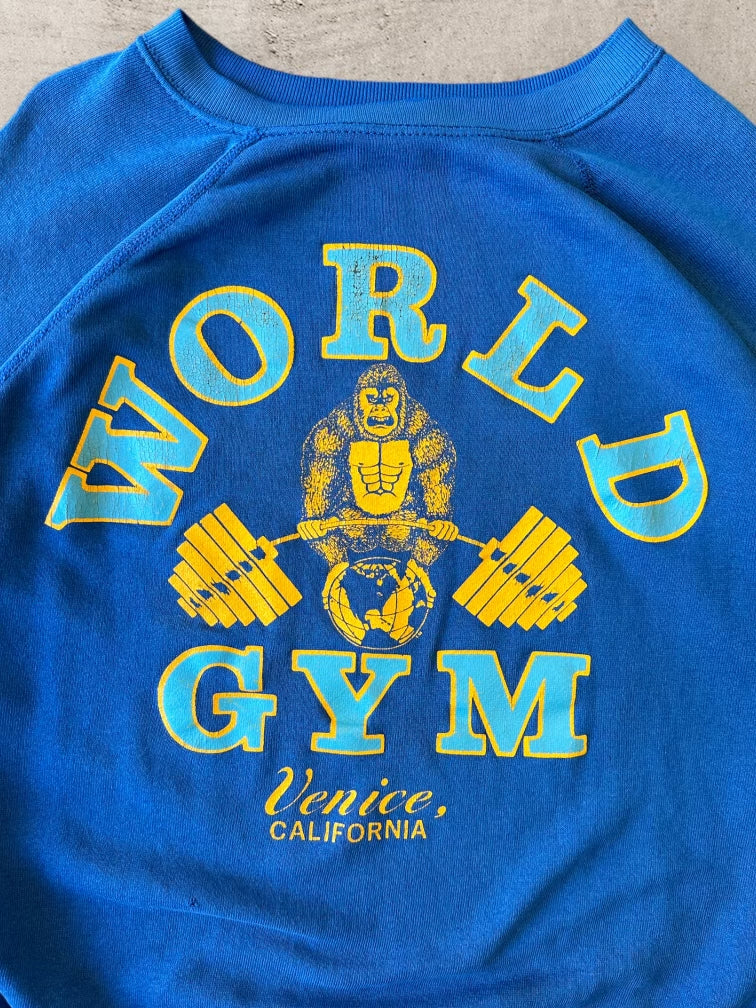 80s World Gym Venice California Crewneck - XXL