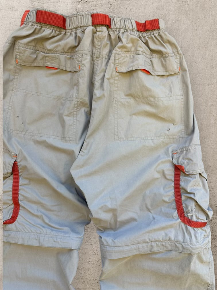 00s Nylon Convertible Cargo Pants - 28x30