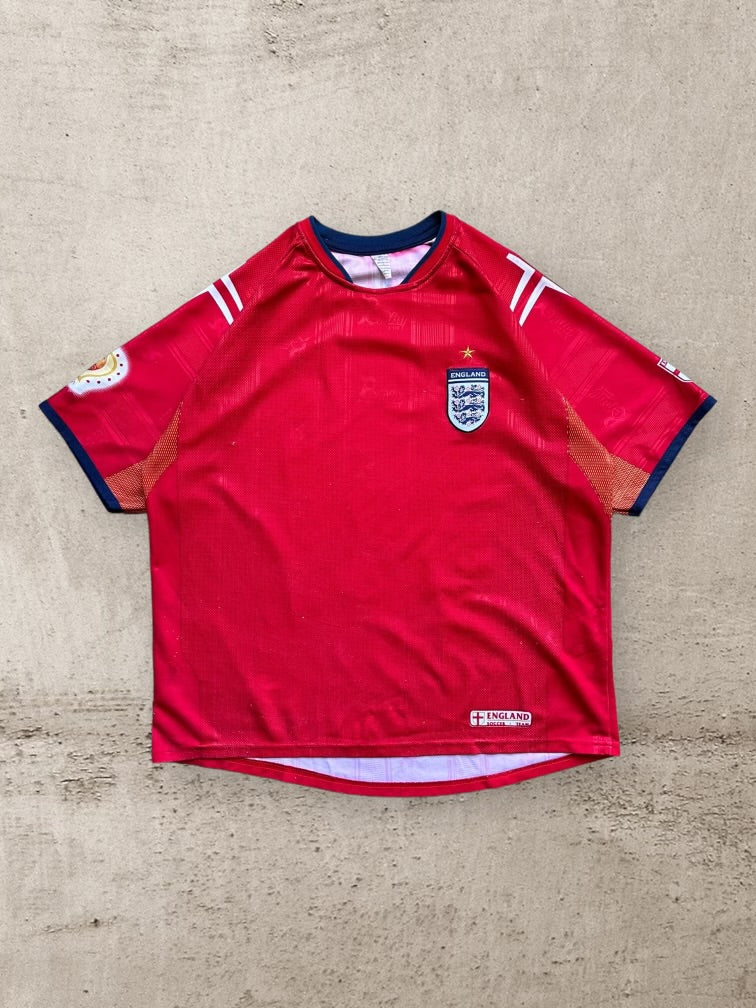 00s England Soccer Jersey - XL