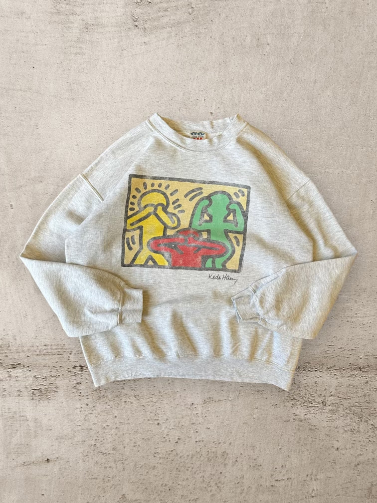 00s Keith Haring Expressions Crewneck - XL