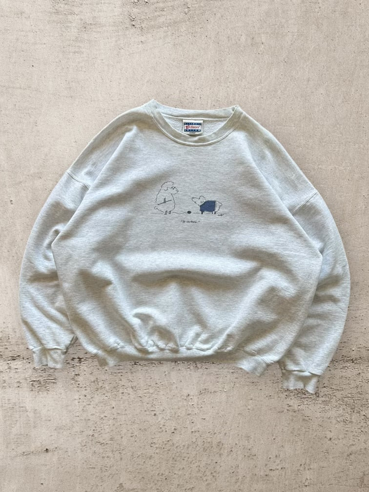 90s “It Itches” Sheep Crewneck - XL