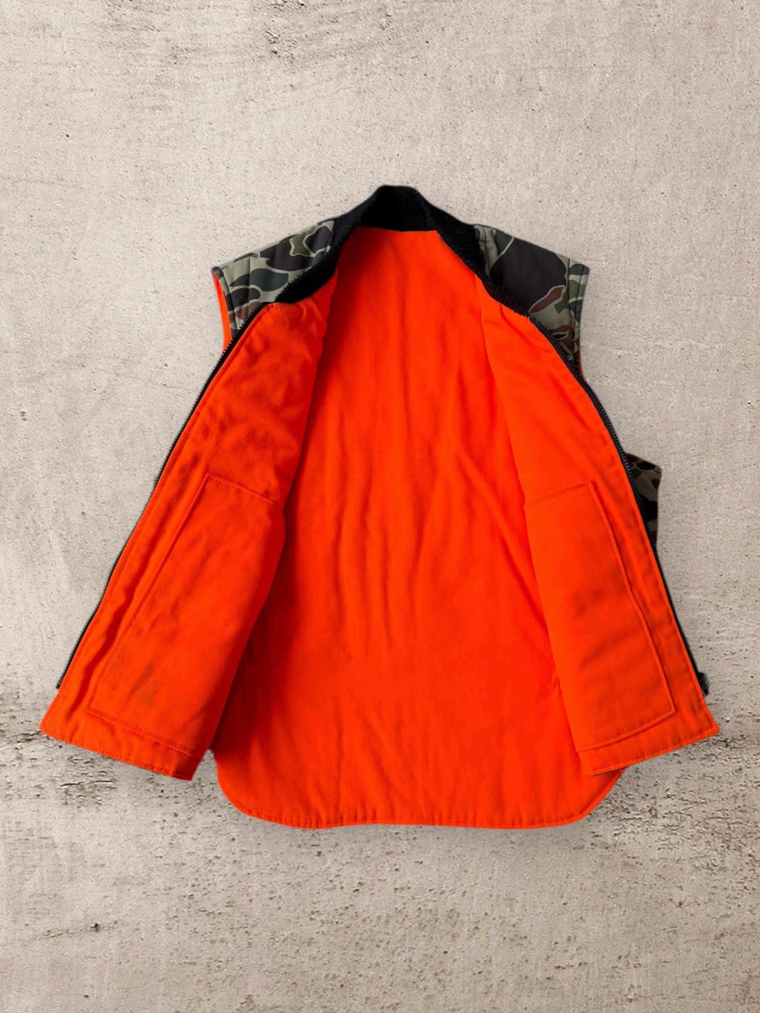 90s Real Tree Camouflage Hunting Vest - Large