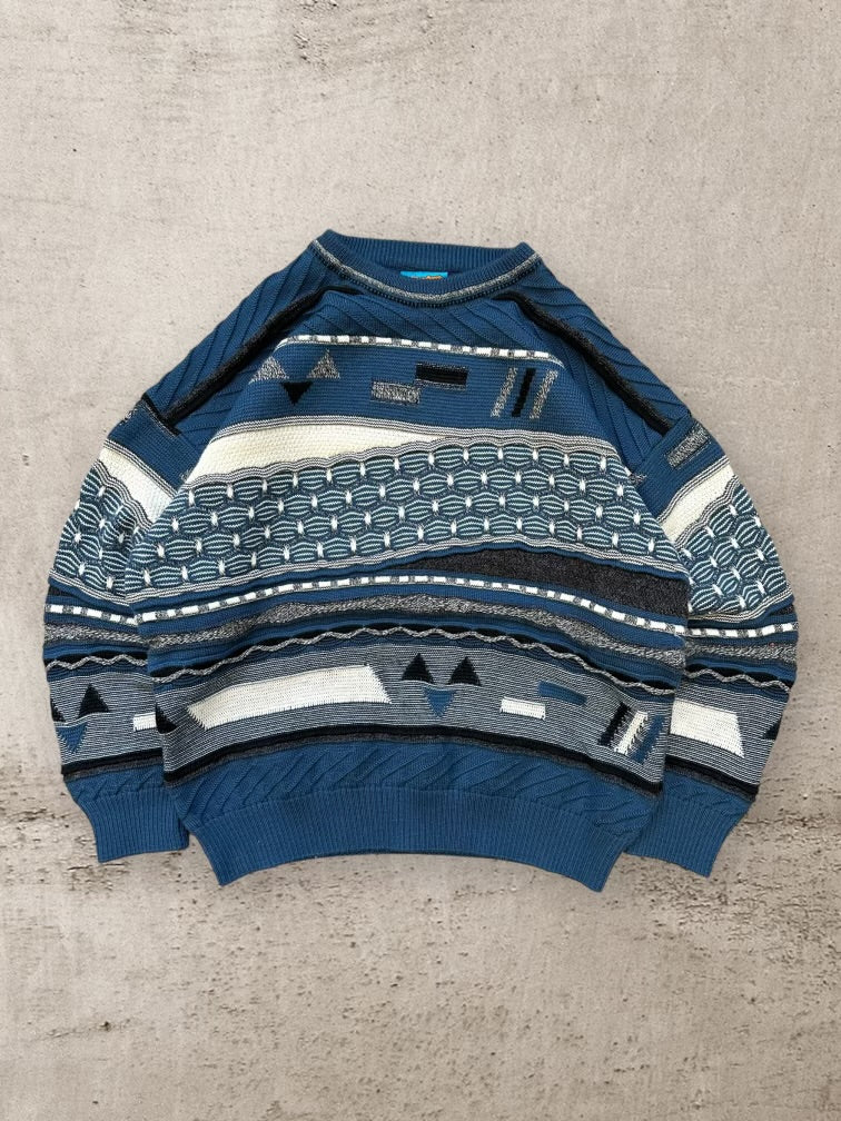 90s Far Horizon Australian Multicolor Wool Knit Sweater - XL