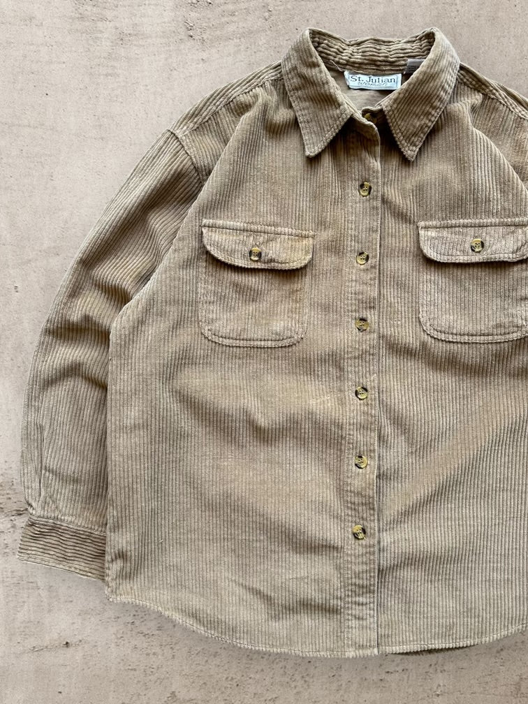 St Julian. Corduroy Button Up - XL