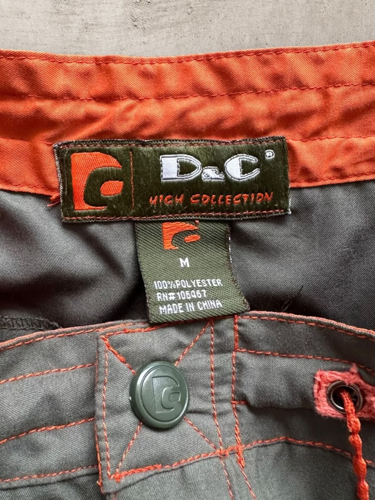 00s D&C Nylon Cargo Pants - 34x32