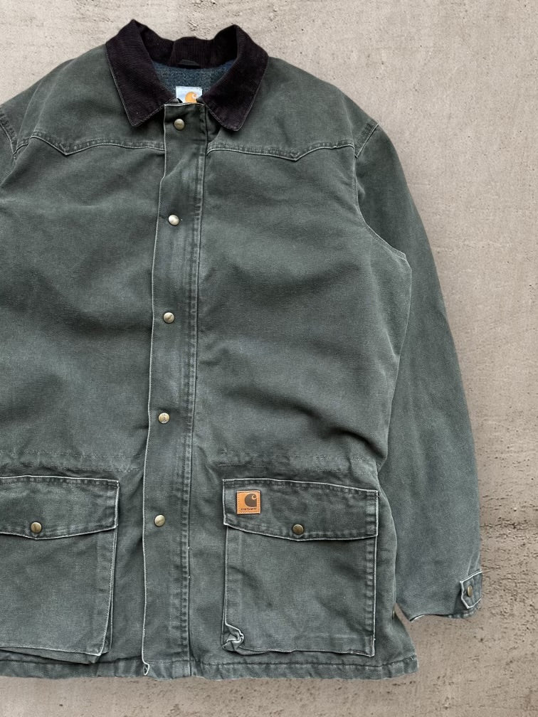 90s Carhartt Wool Lined Chore Jacket - XL