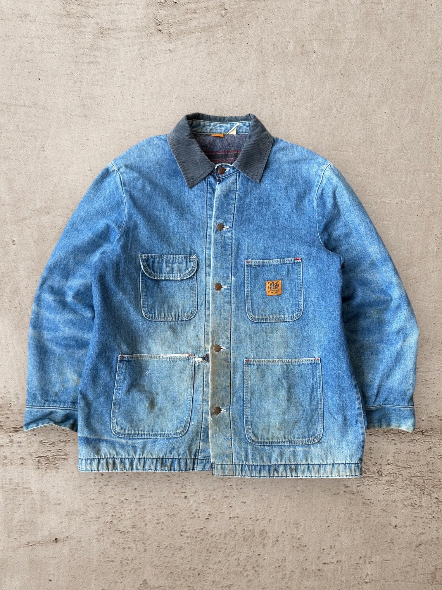 70s Wrangler Big Ben Denim Chore Jacket - XL – The Juncture