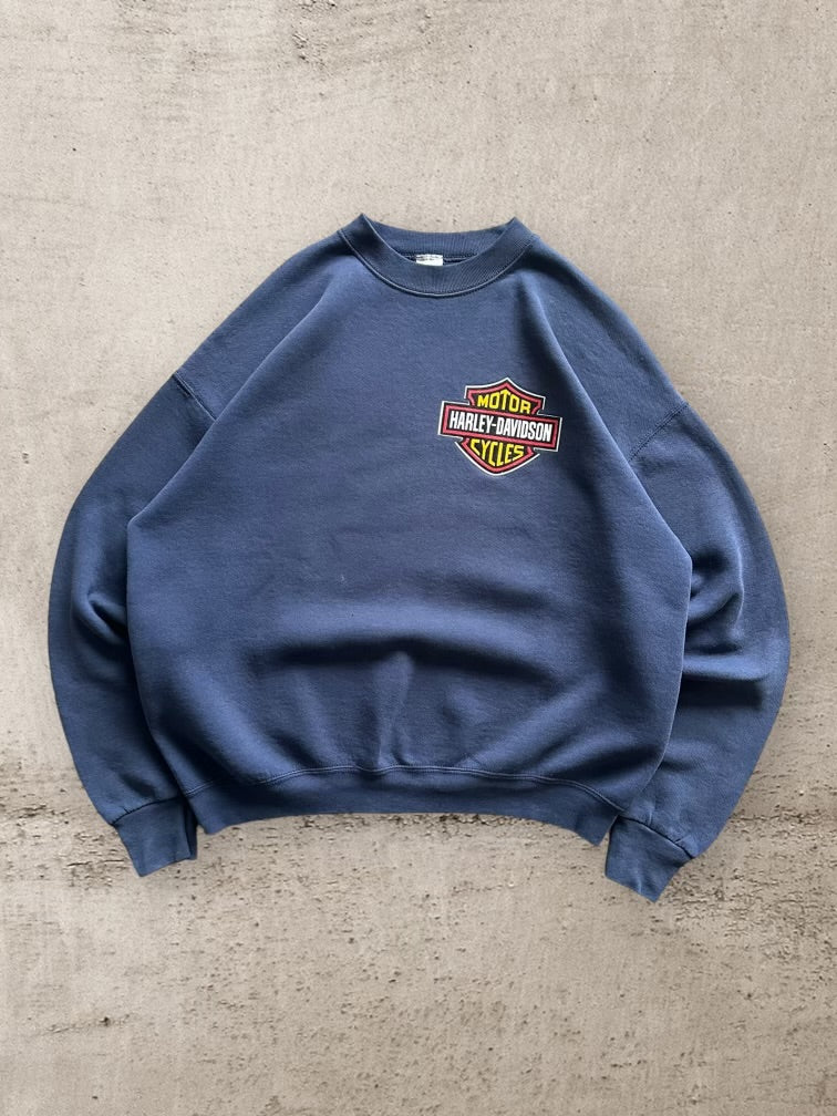 90s Harley Davidson Graphic Crewneck - XL