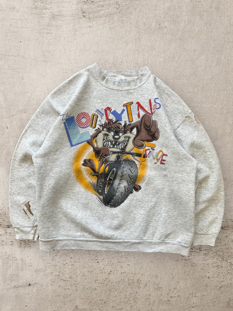 90s Looney Tunes Distressed Graphic Crewneck - Large