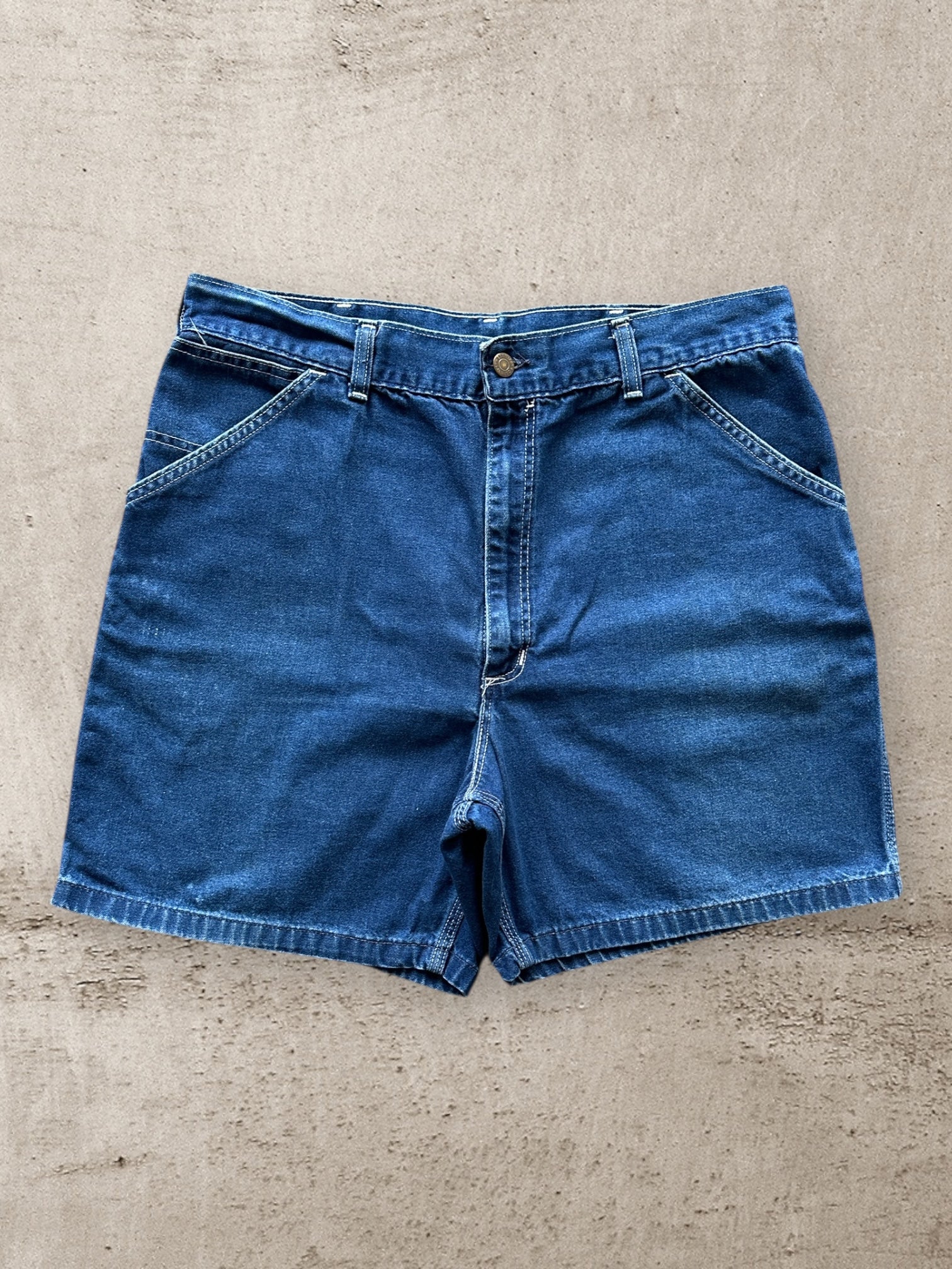 90s Carhartt Denim Carpenter Shorts - 34 – The Juncture
