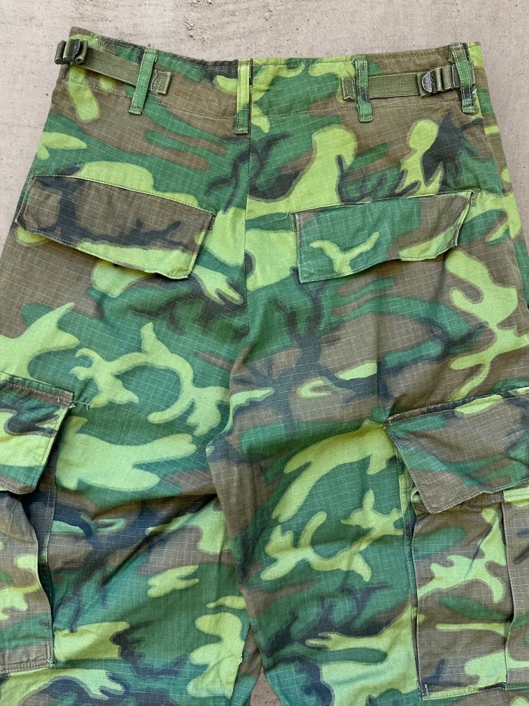 90s Military Camouflage Cargo Pants - 27x31