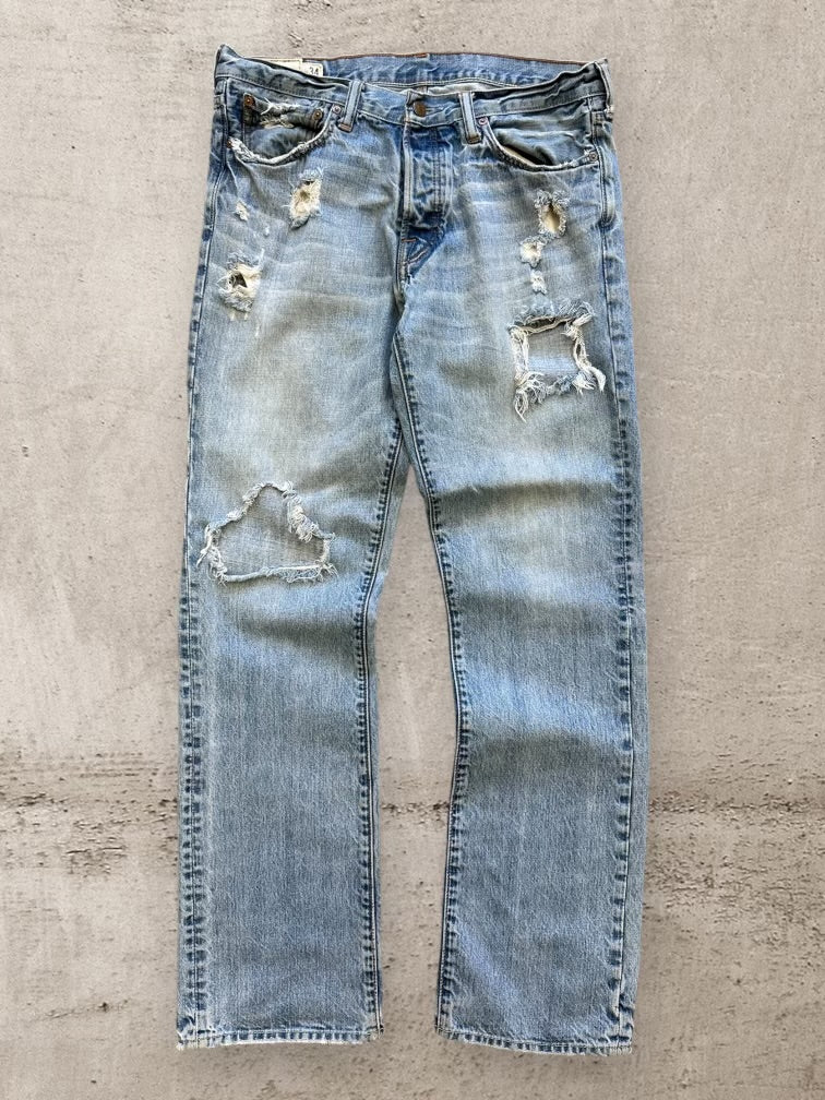 00s Abercrombie & Fitch Distressed Denim Jeans - 34x33