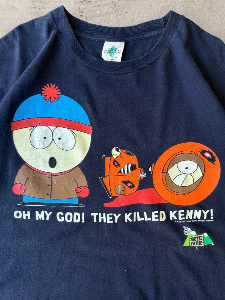 90s SouthPark They Killed Kenny T-Shirt - XL