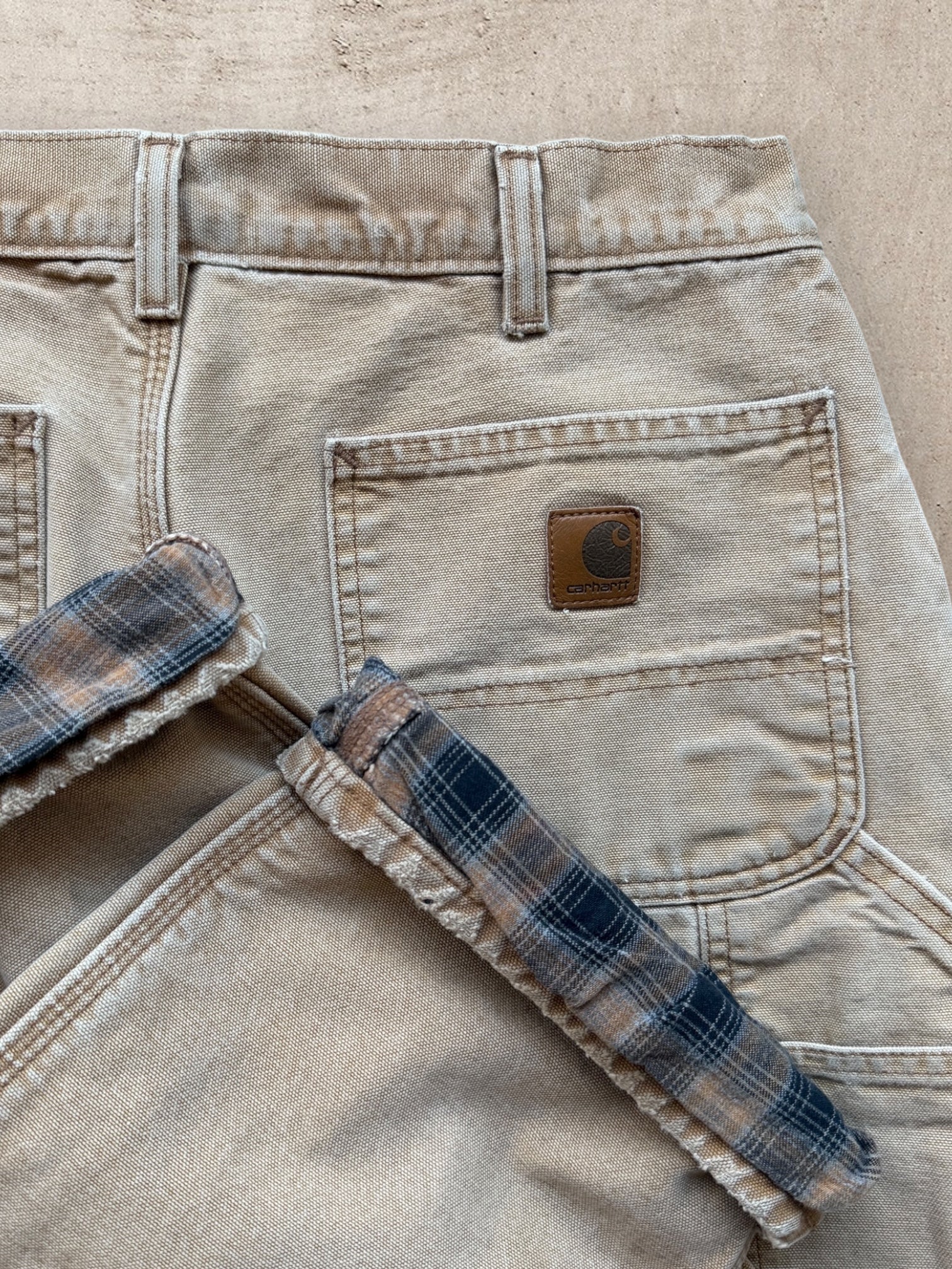 90s Carhartt Blanket Lined Carpenter Pants - 30”