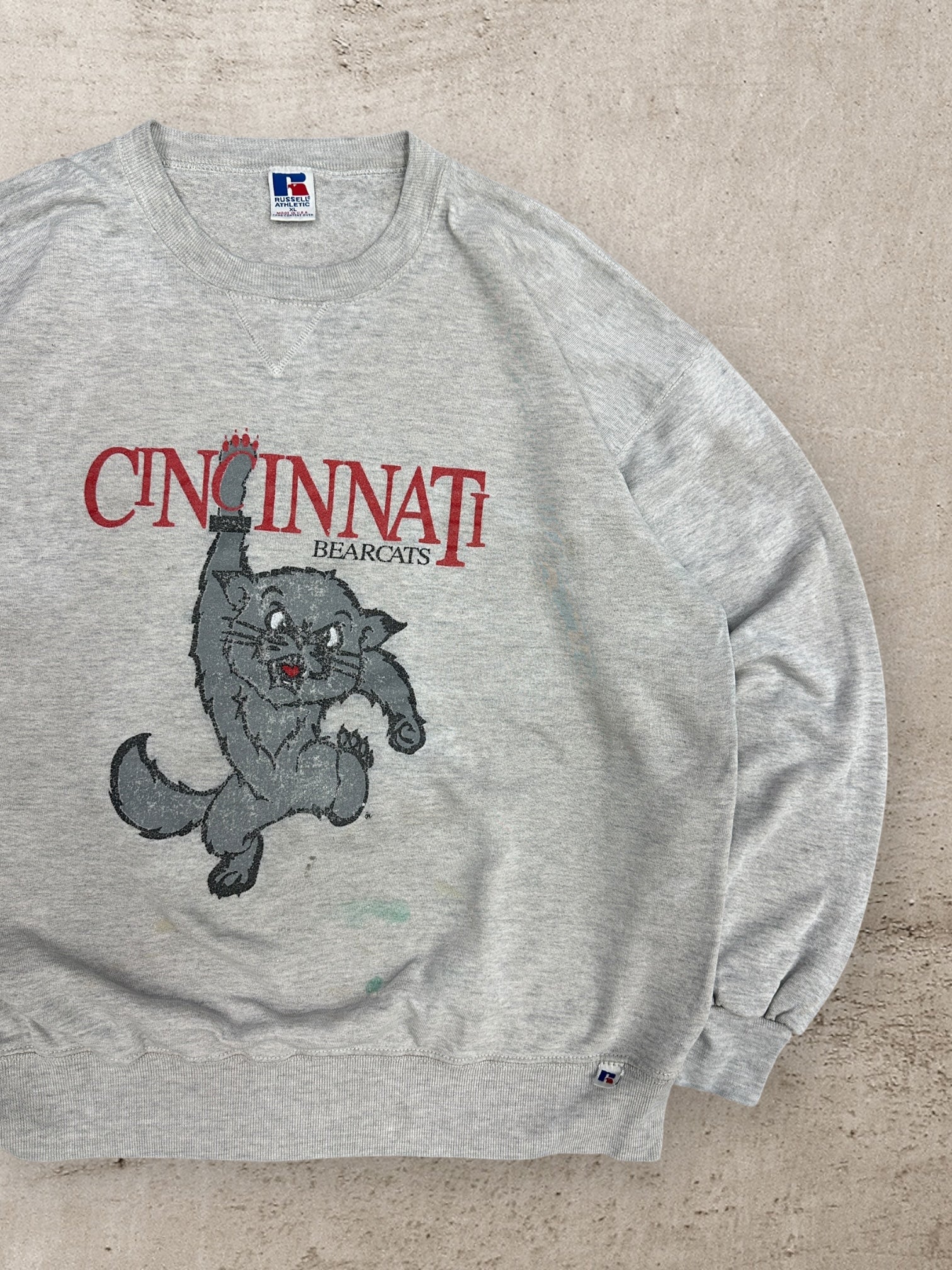 90s Russell Athletic Cincinnati Bearcats Crewneck - XL