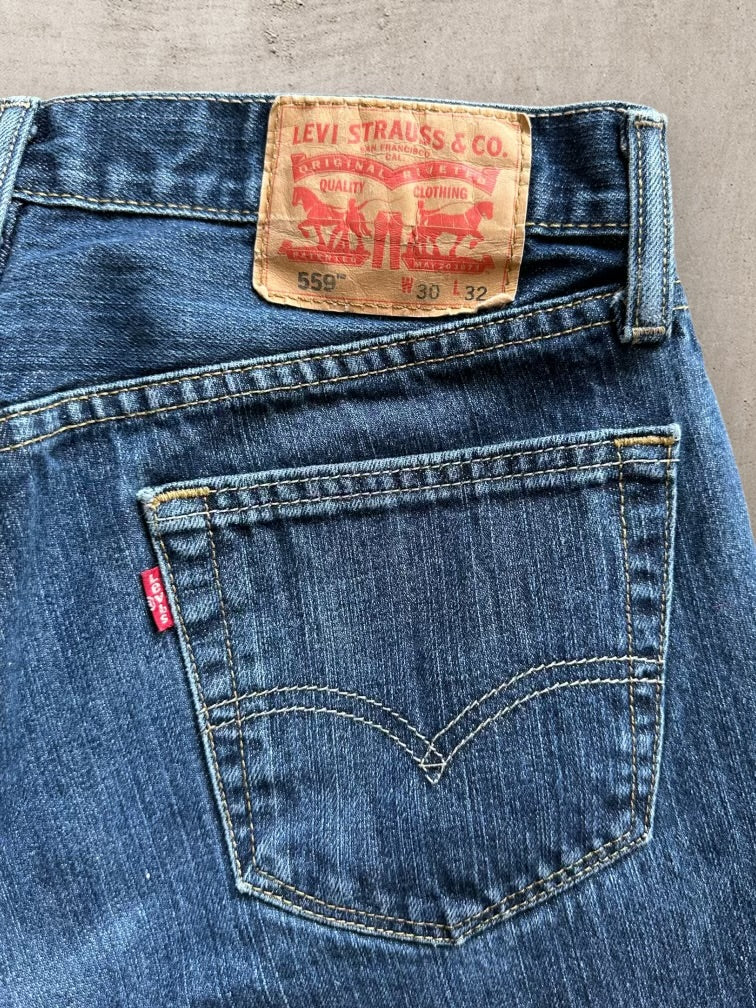 00s Levi’s 559 Denim Cut Off Shorts - 30