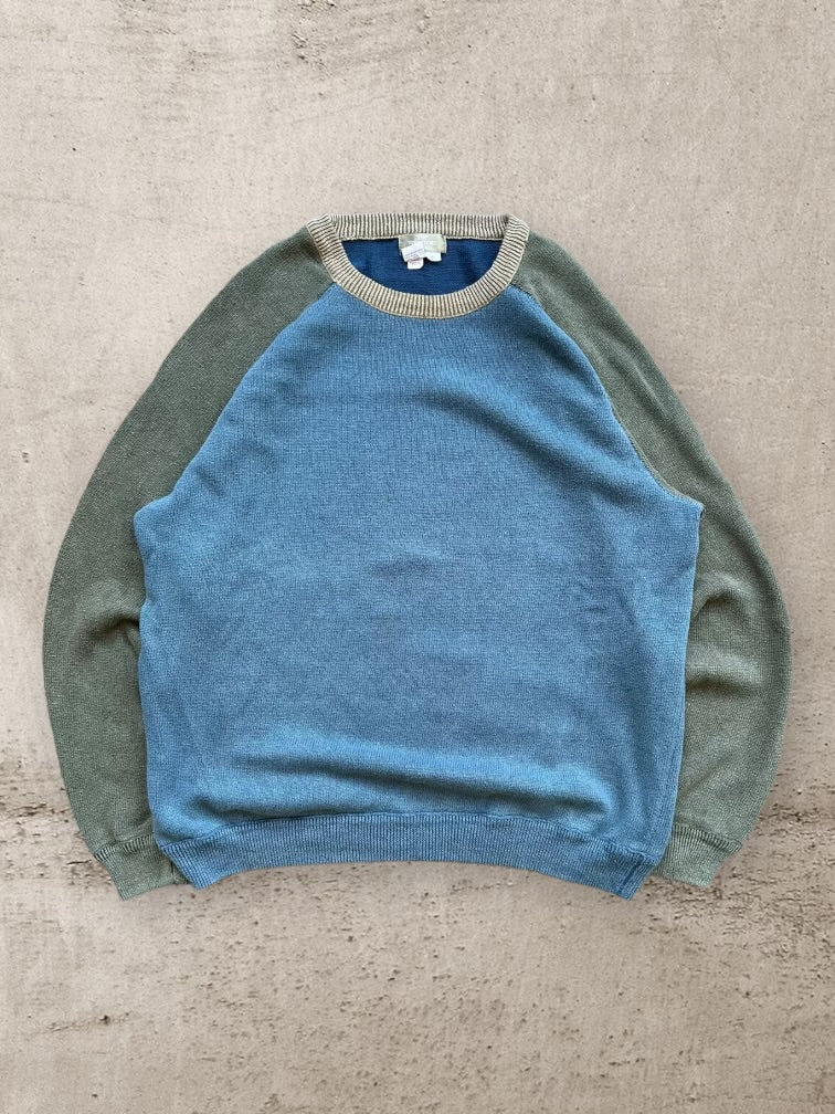 00s The Territory Ahead Color Block Knit Sweater - XL