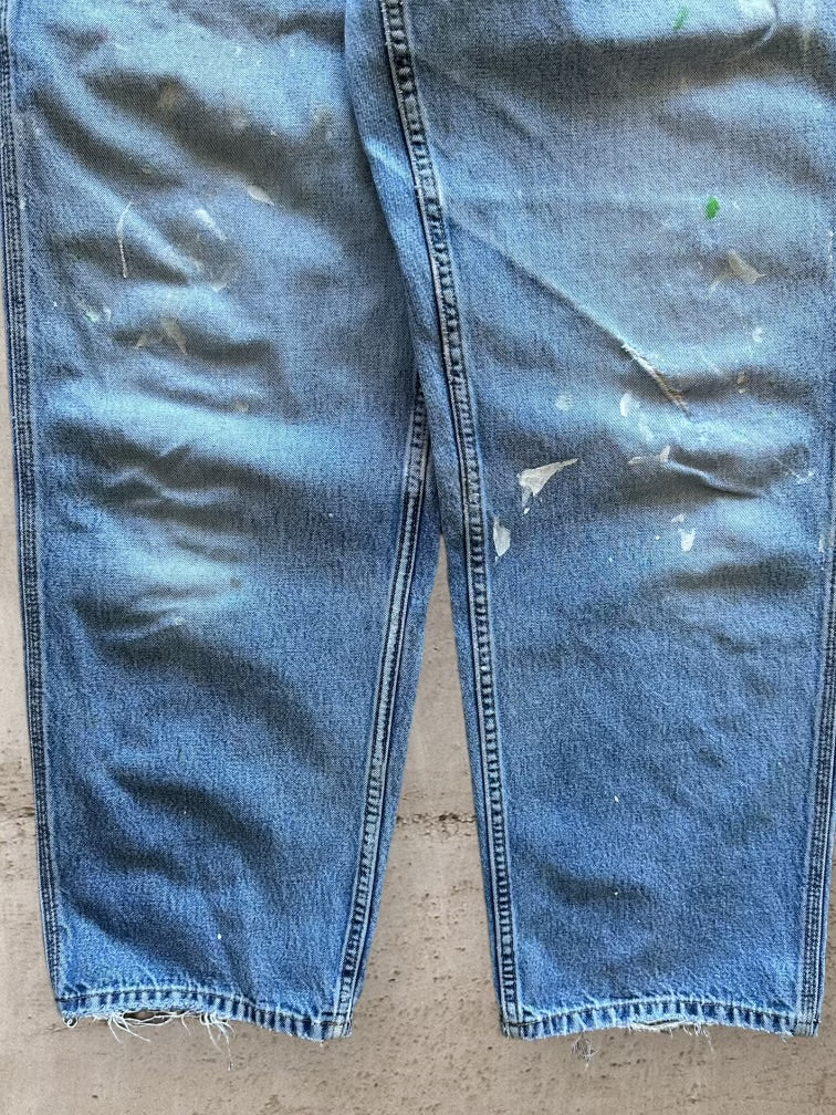 00s Sonoma Paint Splatter Denim Carpenter Jeans - 33x30