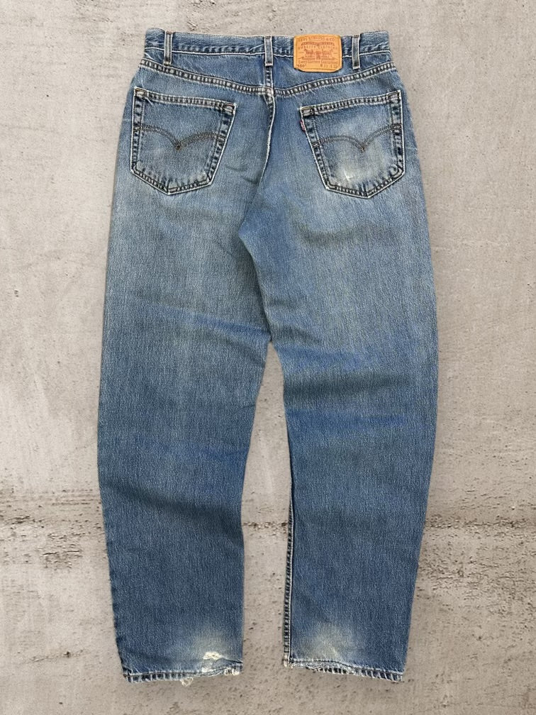 90s Levi’s 550 Dark Wash Denim Jeans - 33x31