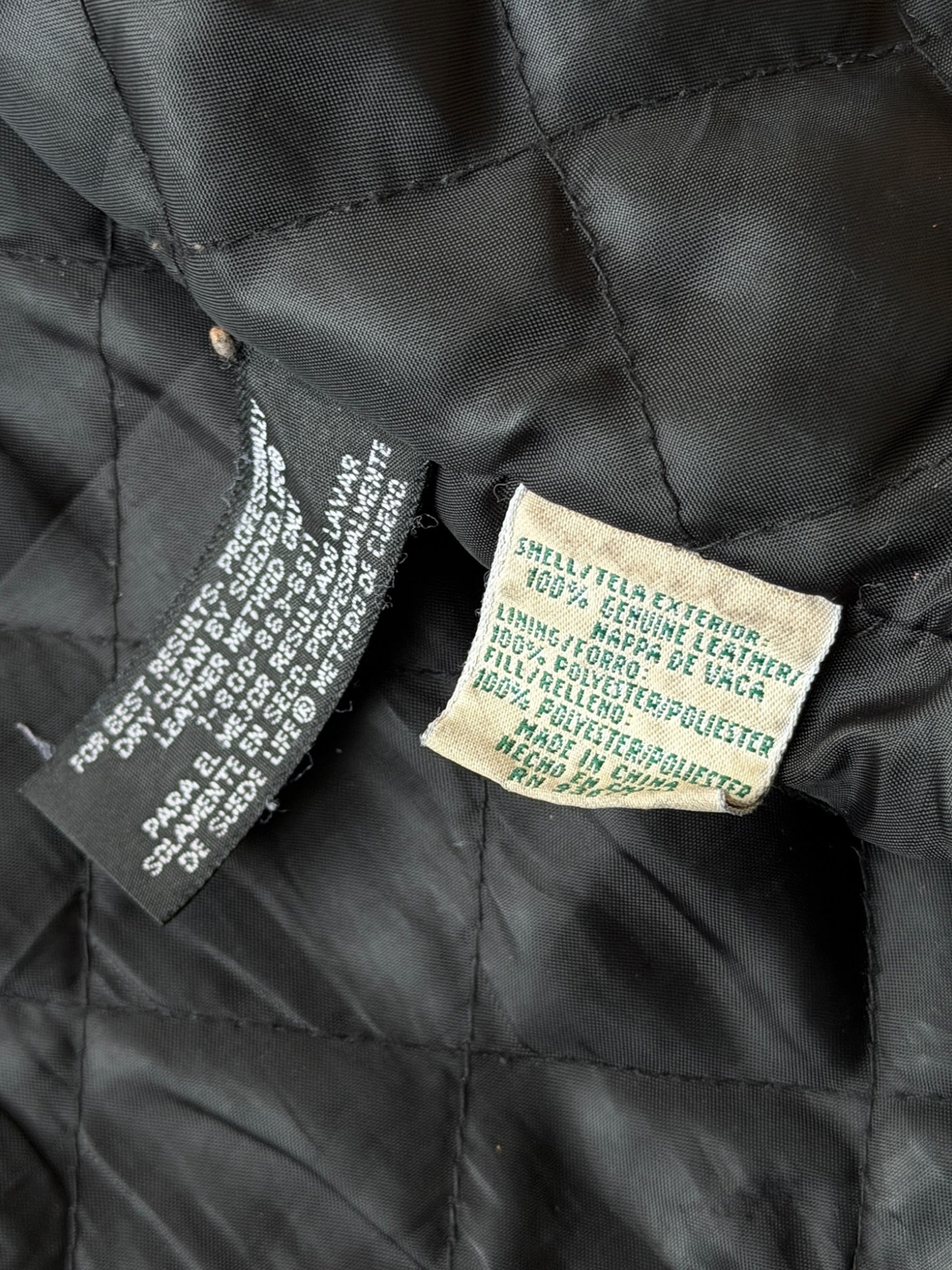 90s St. John’s Bay Leather Moto Jacket - XLT