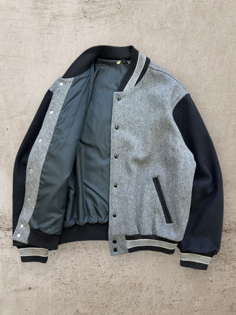 80s/90s Wool Varsity Jacket - Large