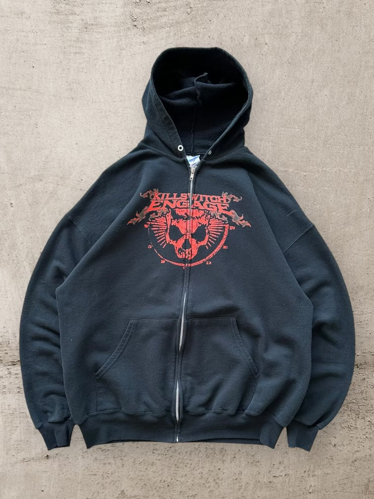 00s Killswitch Engaged Graphic Zip Up Hoodie - XL