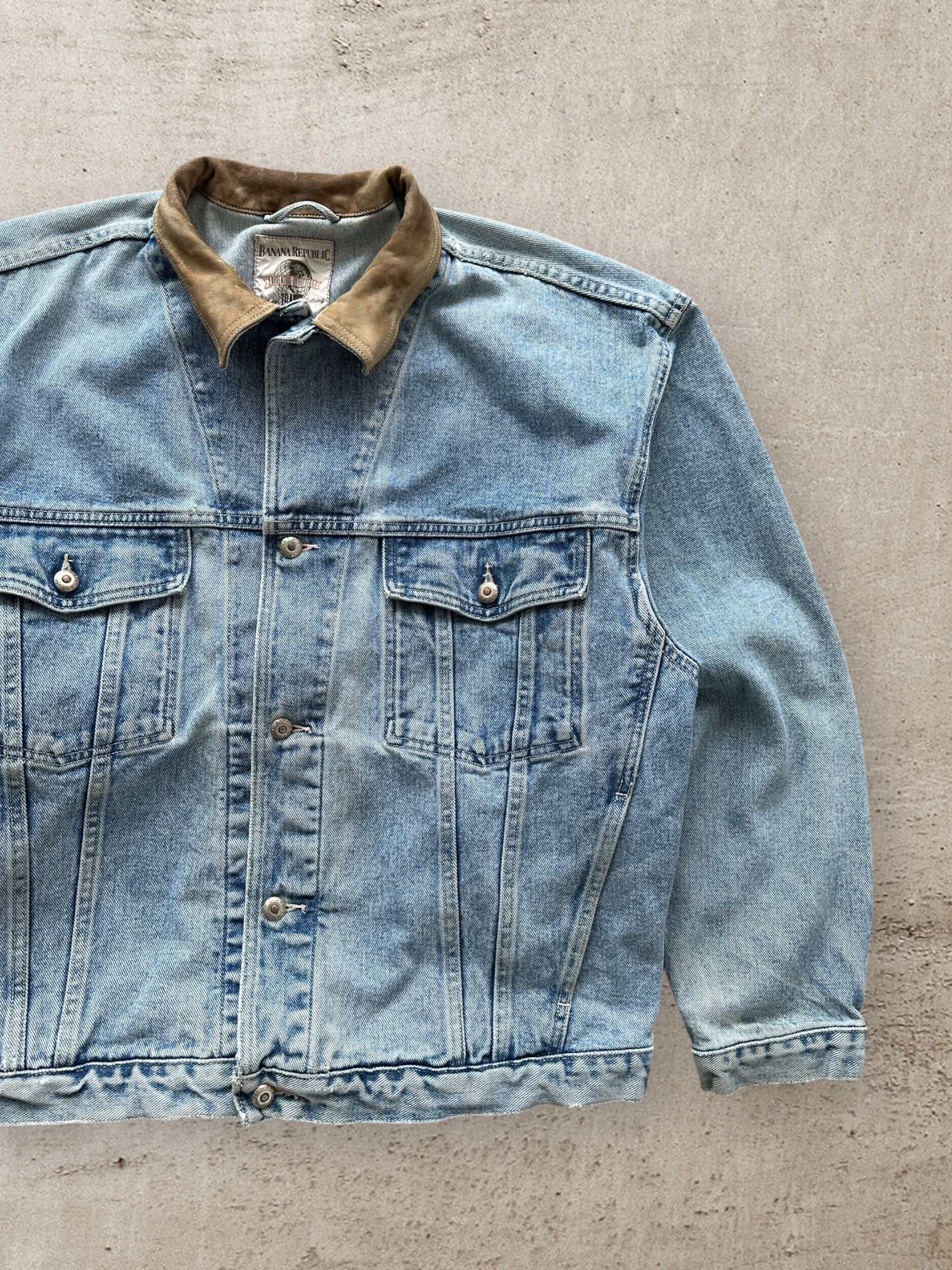 90s Banana Republic Denim Jacket - XL